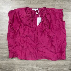 Corey Lynn‎ Calter Fuchsia Blouse Maggie